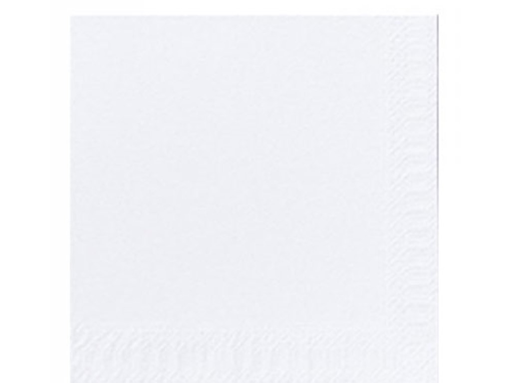 Cocktailservietten 2-lagig Weiß 250 Stück