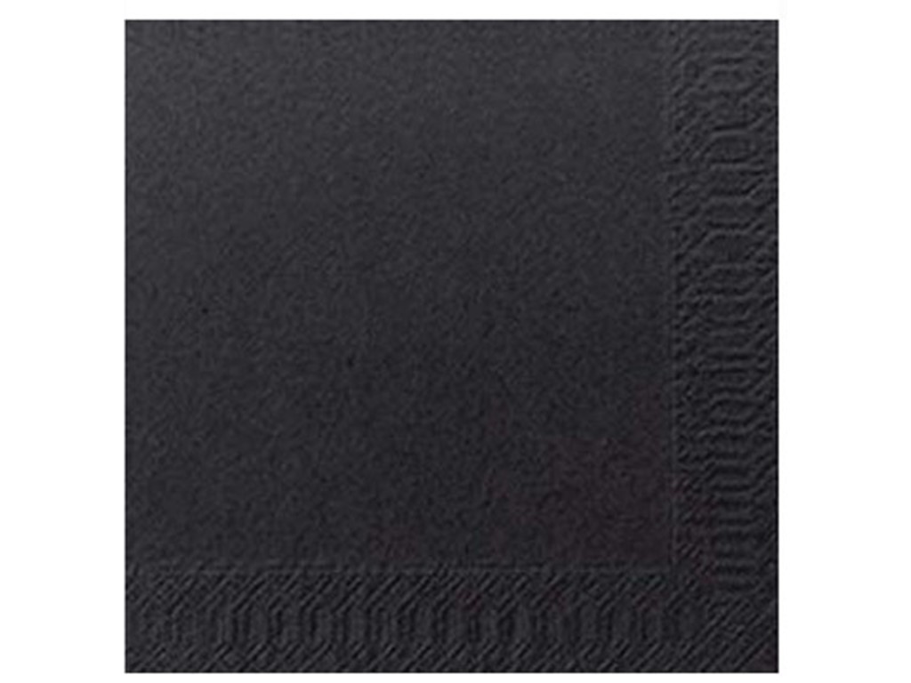 Cocktailservietten 2-lagig schwarz 250 Stück