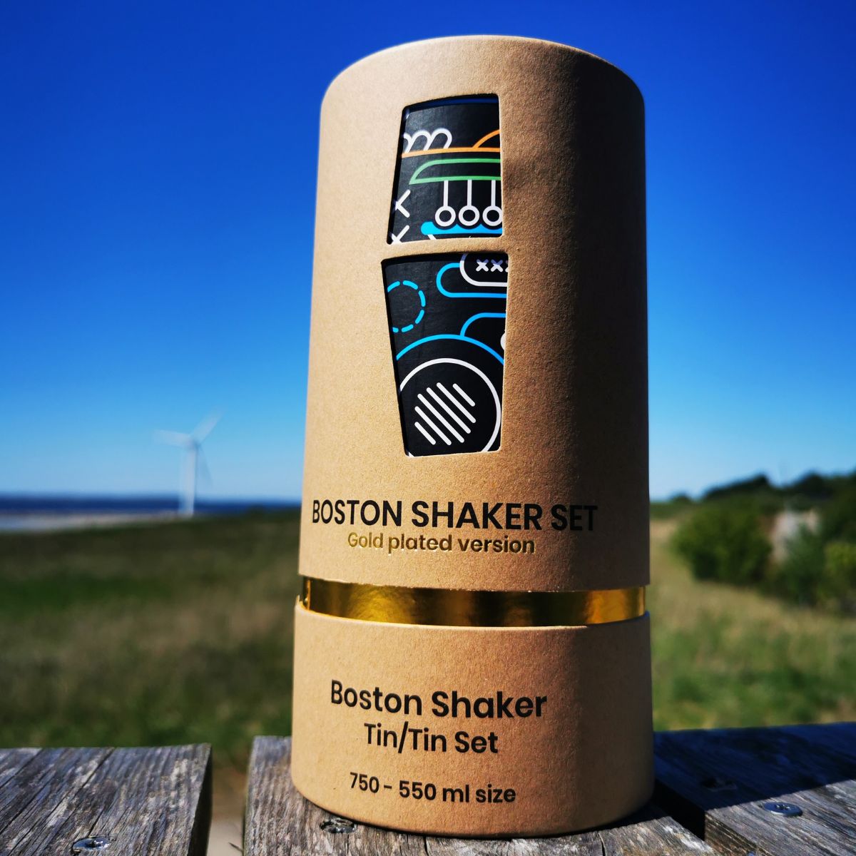 Nordicbar Boston Shaker Tin_Tin 75 cl Gold Bar0786