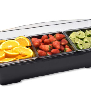 Premium Garniturhalter 3xL Schwarz