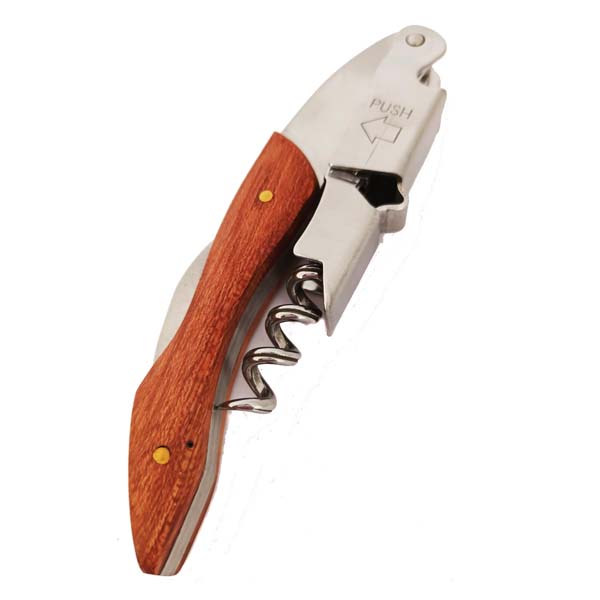 Kellnermesser mit Holzgriff – Bild 2