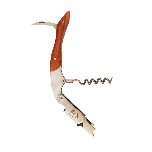 Kellnermesser mit Holzgriff – Bild 3