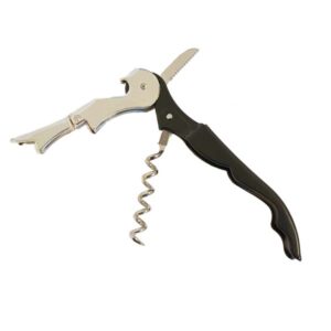 Weinöffner Schwarz Doppelhebel