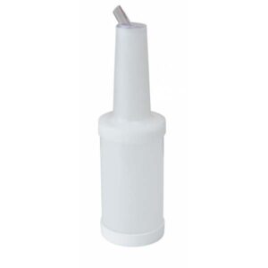 Saft-Speedflasche 1 Liter Weiß