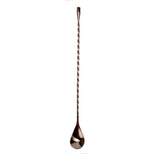 Nordicbar Barlöffel Teardrop 30 cm Schwarz