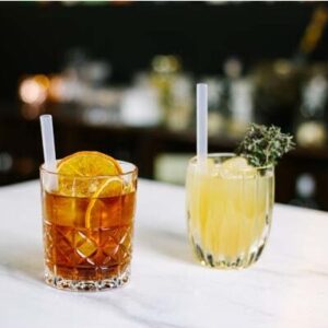 Rühr- und Trinkhalme 140x6 mm (10 Stück)