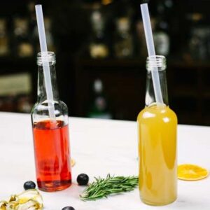 Rühr- und Trinkhalme 200x6 mm (10 Stück)