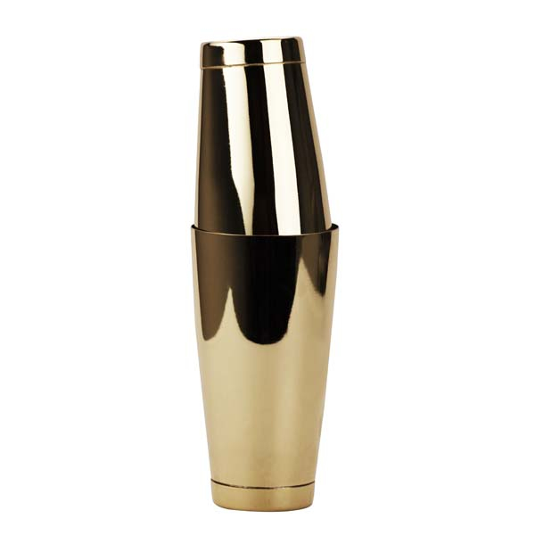 Nordicbar Boston Shaker Tin/Tin 75 cl Gold