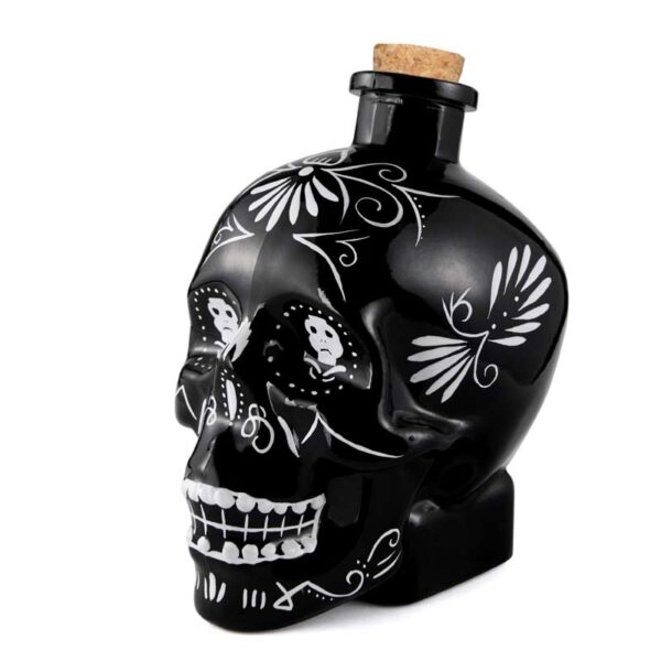 Tiki-Schädel-Dekanter Schwarz 70 cl