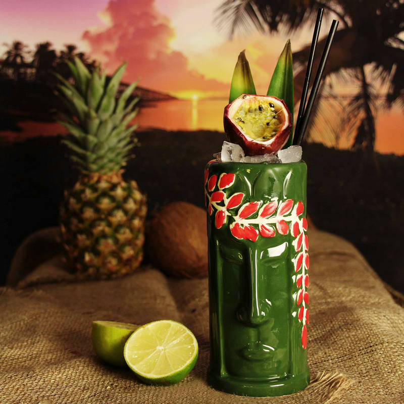 Tiki Lei Becher 56 cl Grün – Bild 2