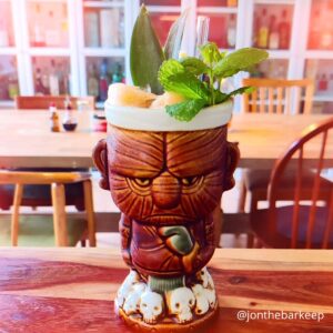 Drink in a Tiki Skull Boy mug