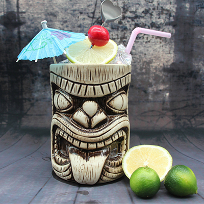 Tiki Toscano Lono 60 cl - Hochwertiger Tiki-Becher für Bars und anspruchsvolle Genießer – Bild 2